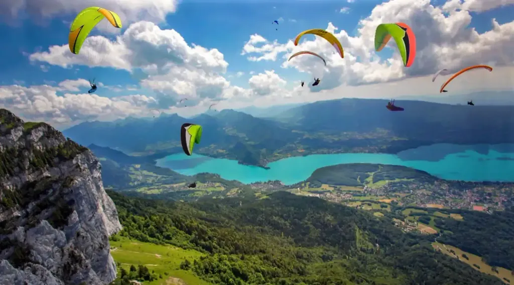 bapteme parapente annecy dent lanfond